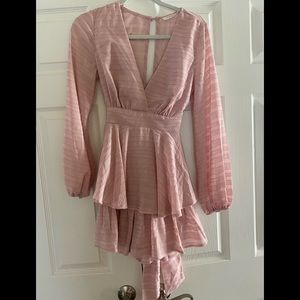 Cute Rose colored romper.  Never worn.  Decluttering my closet